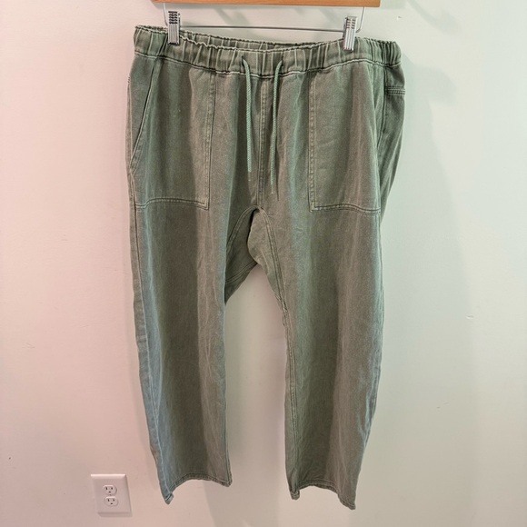 Tuckernuck Pomander Place Sage Green Drawstring Utility Pants XXL - Picture 1 of 6